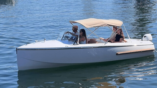 Canna b-one, boats with outboard engine, retro boat