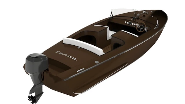 speed boat back