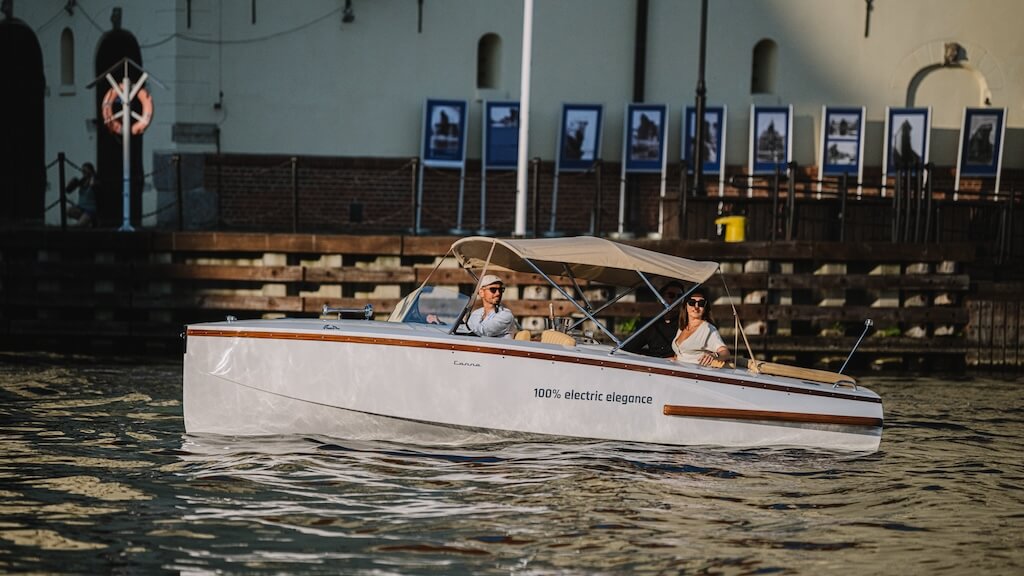 electric boat, Canna one, boats
