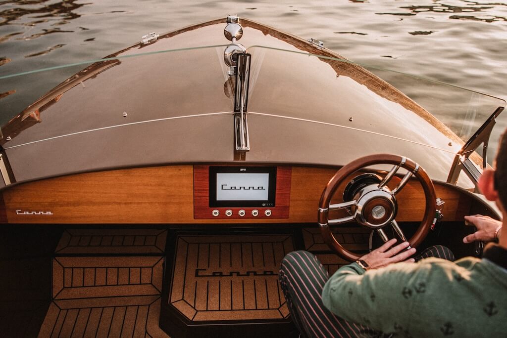 electric boat, Canna one, boats