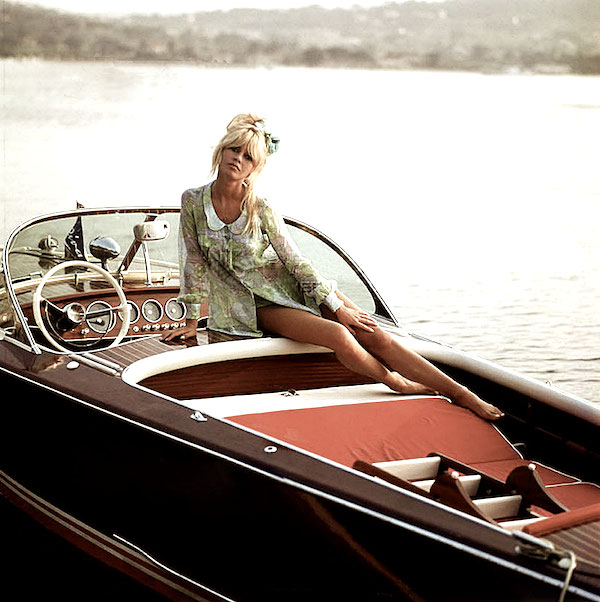 Brigitte Bardot in Riva Aquarama