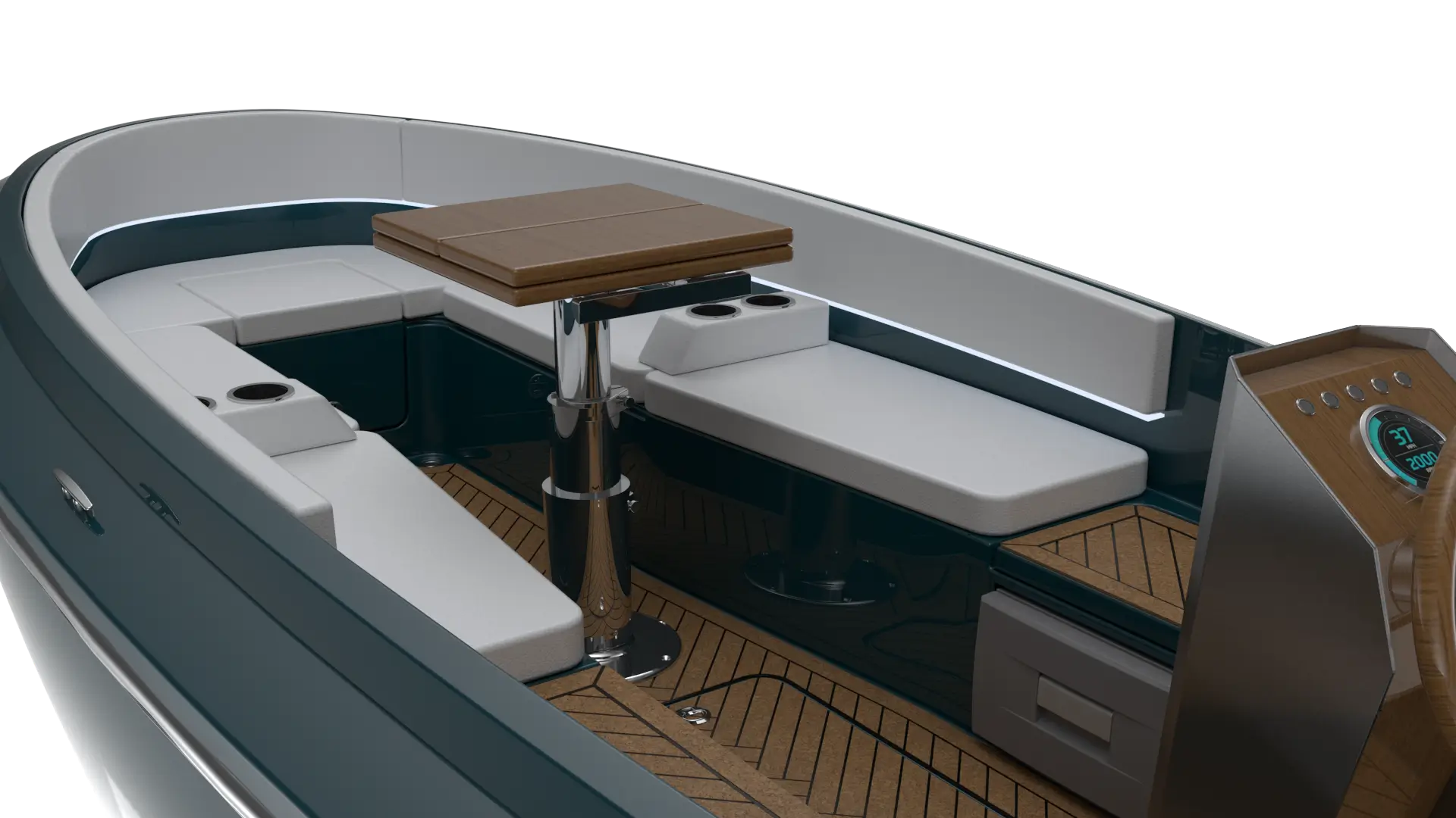 CANNA Unity, electric sloep, electric boat CANNA Unity, electric sloep, electric boat