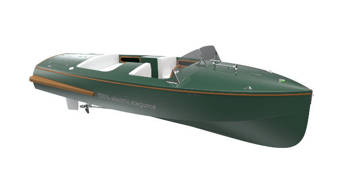 green electric boat